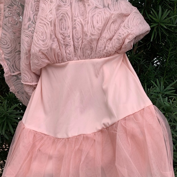 TRIXXI Loves the Spotlight Pink Sequin Lace-Up Mini Dress 🌸🤩 Size 1 - Picture 4 of 11